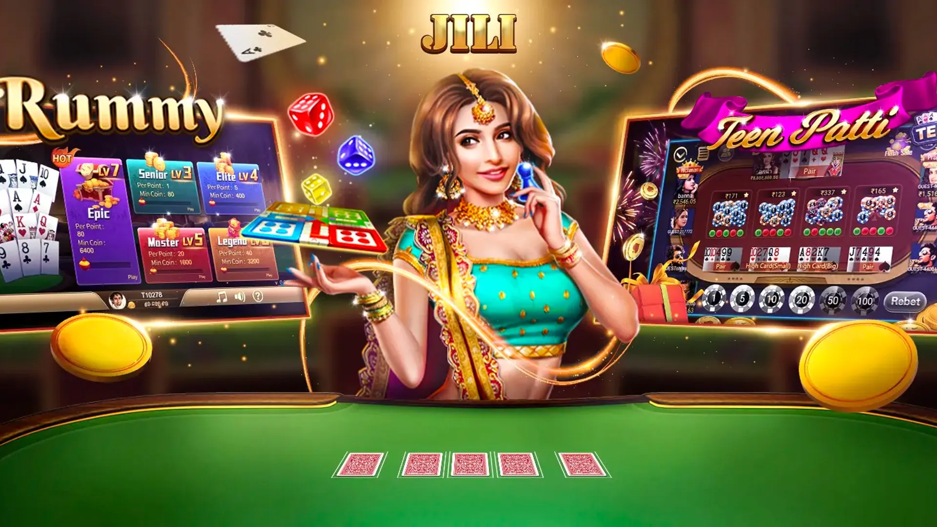 Hình ảnh sảnh casino trực tuyến B66 với người chia bài chuyên nghiệp và bàn chơi sang trọng